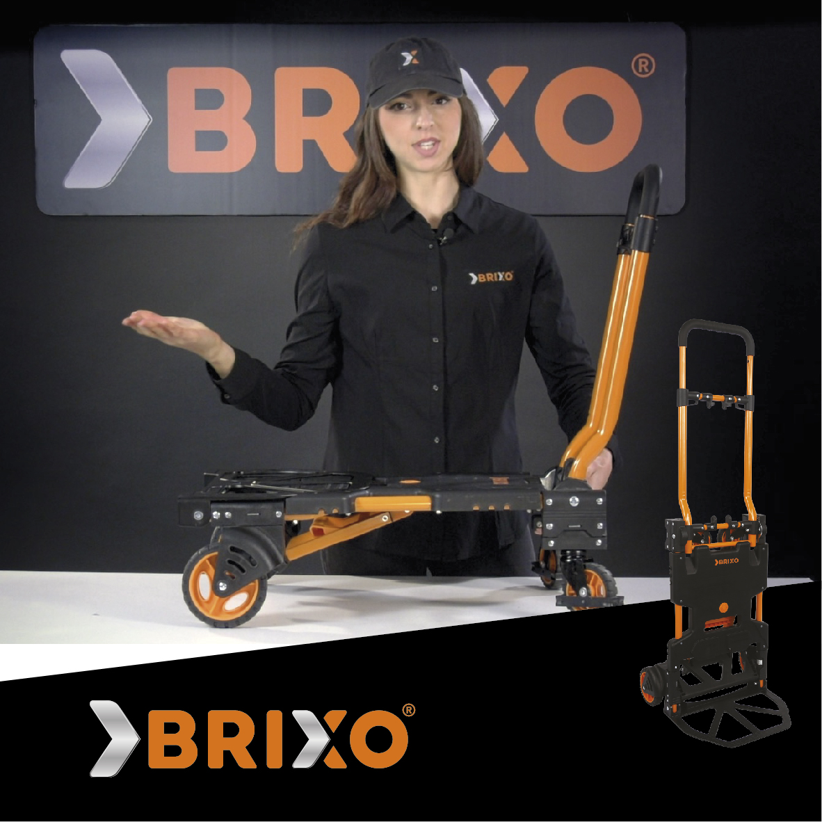 Carrello multifunzione 2 in 1, il tuo alleato per i carichi pesanti! – Brixo